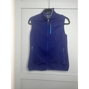 Patagonia Women's Piton Hybrid Vest Size‎ Small, Blue/Purple, Zip-Up